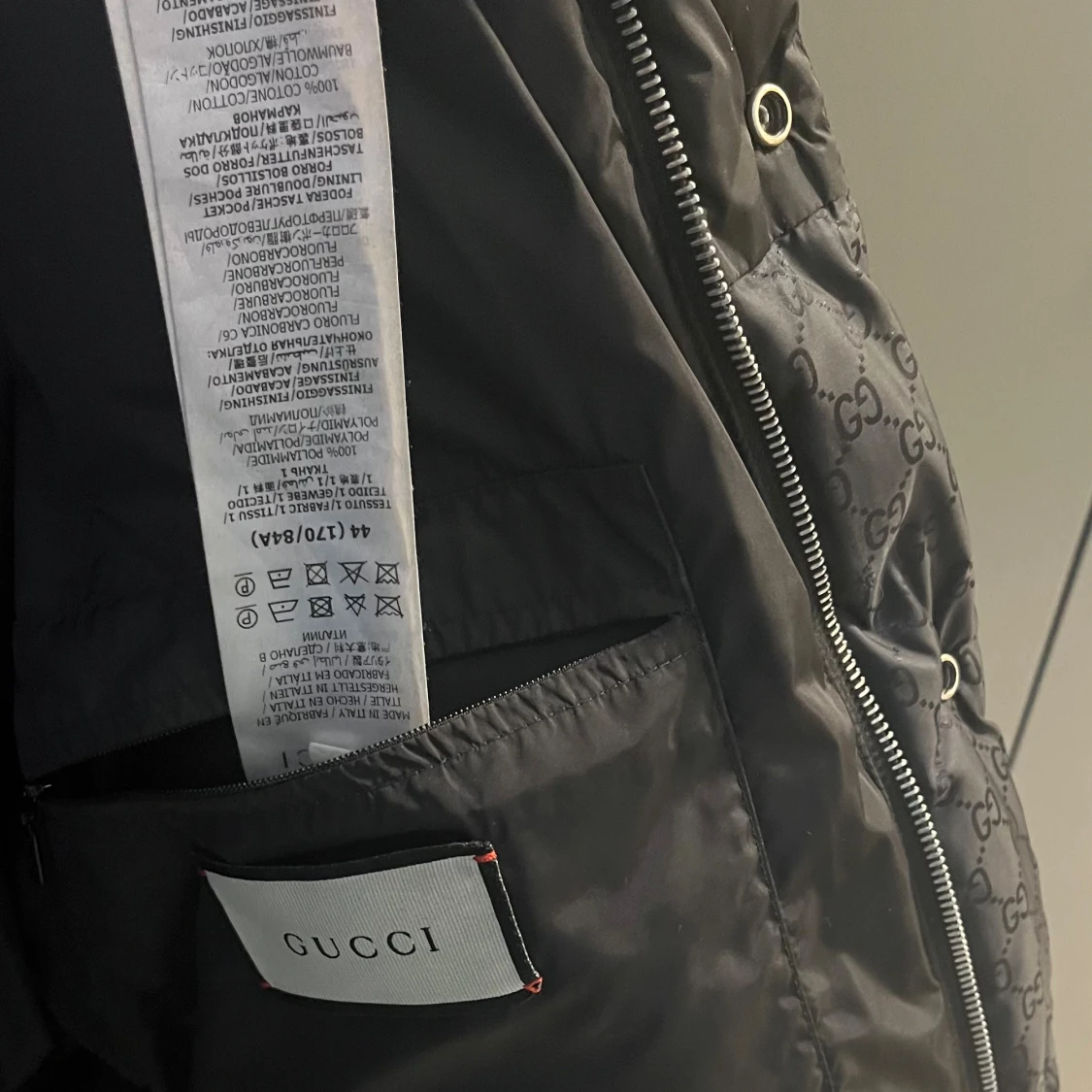 Gucci coat polyester black  - 2