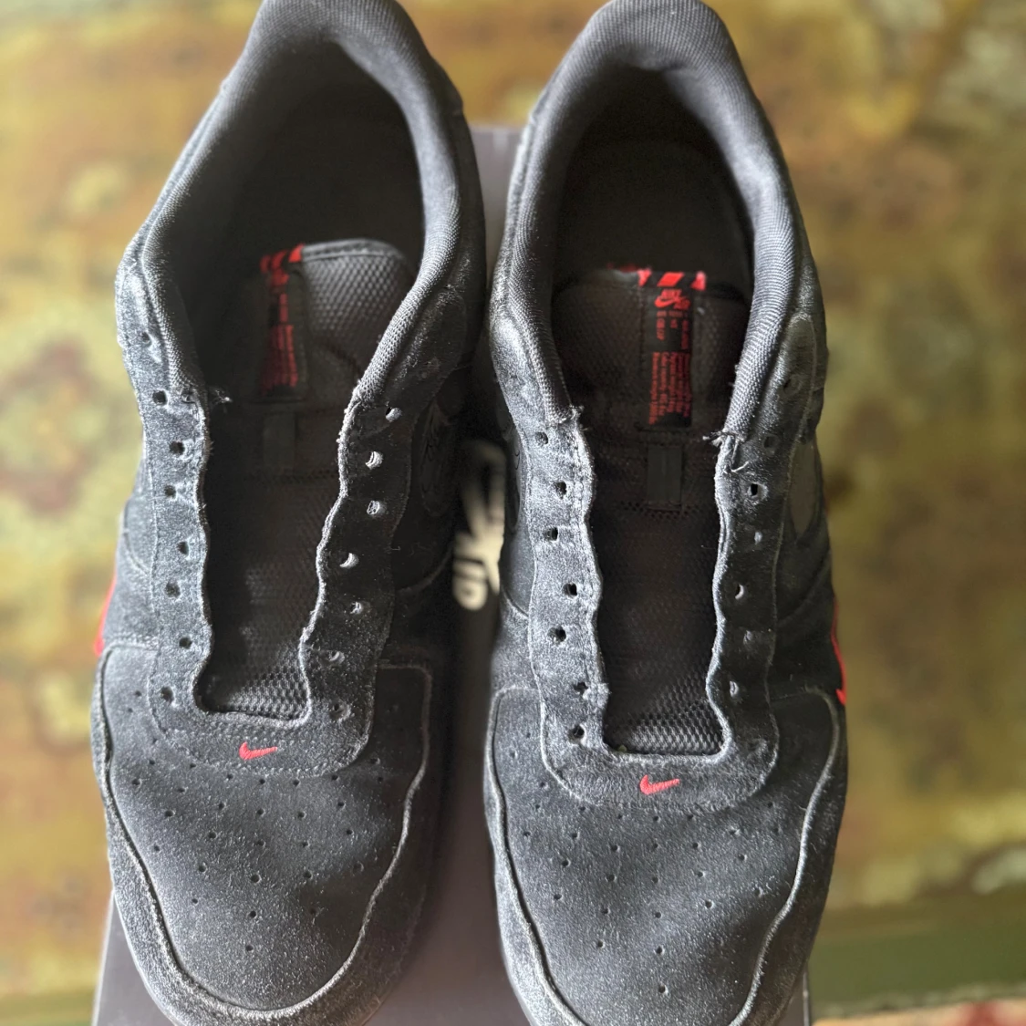 Nike Air Force 1 Low Multi-Swoosh Black Crimson - 2