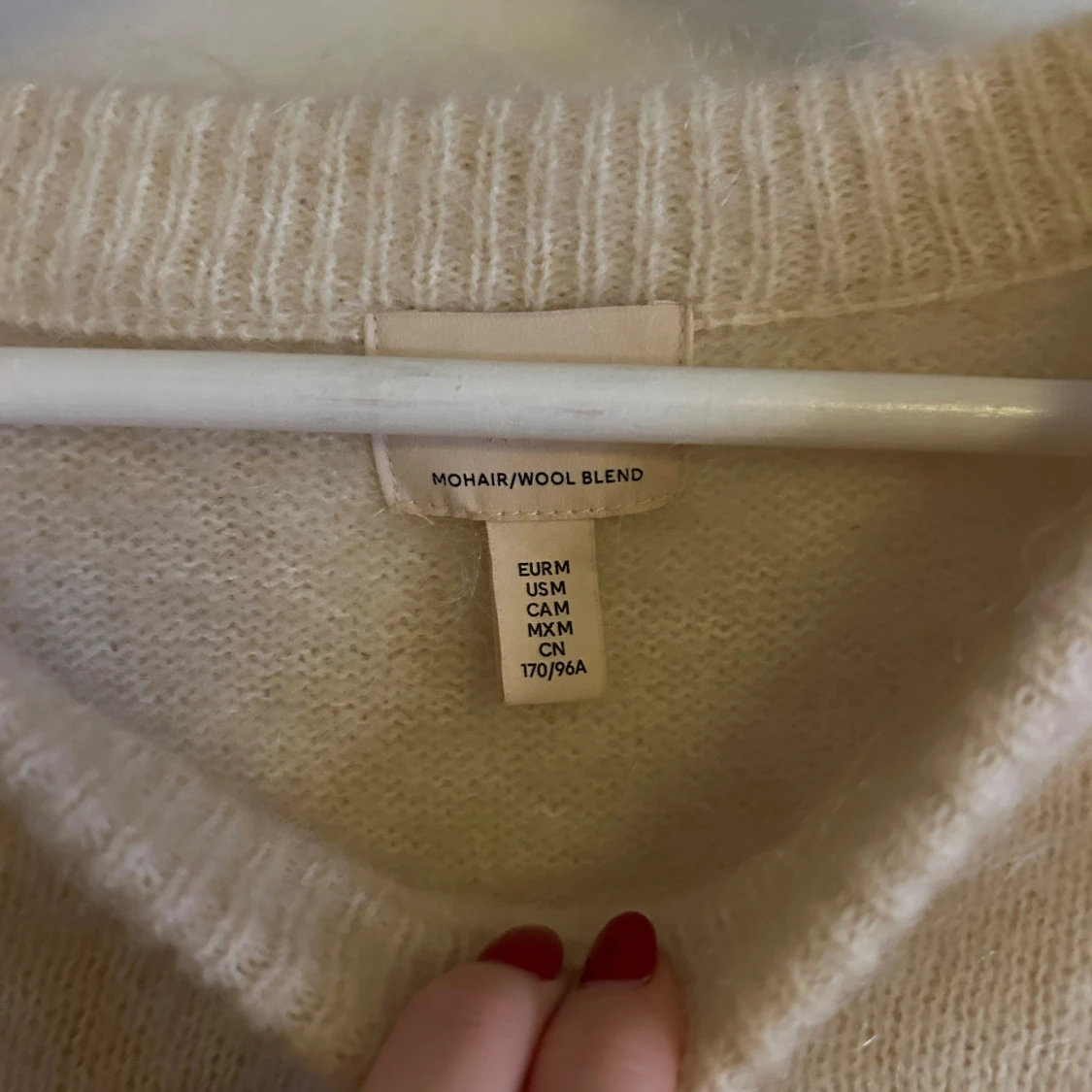   hm tröja i mohair/ull - 1