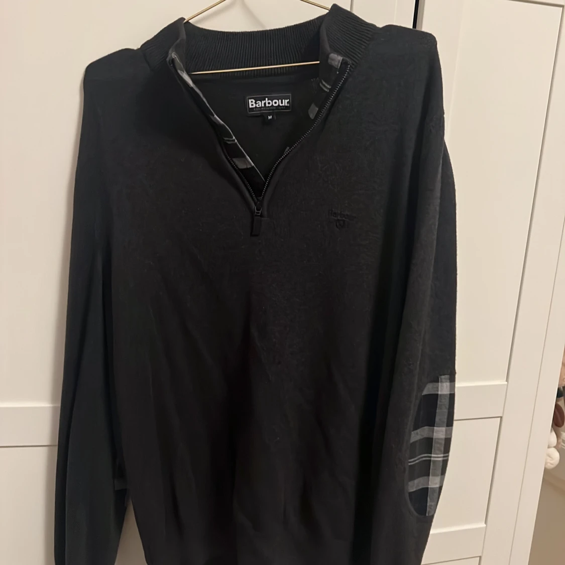 Grå Barbour half zip tröja M - 1