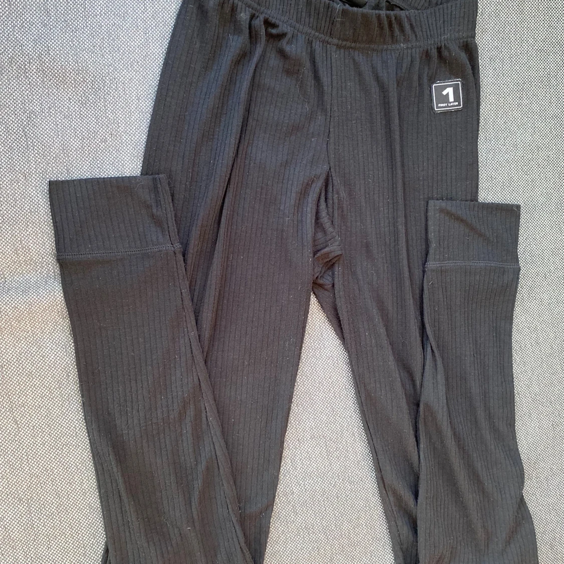 Svarta ribbade långkalsonger från Weather Report 36