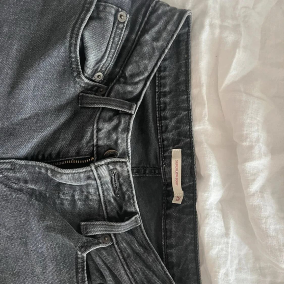 Levi's Superlow Bootcut Jeans Svart - 3