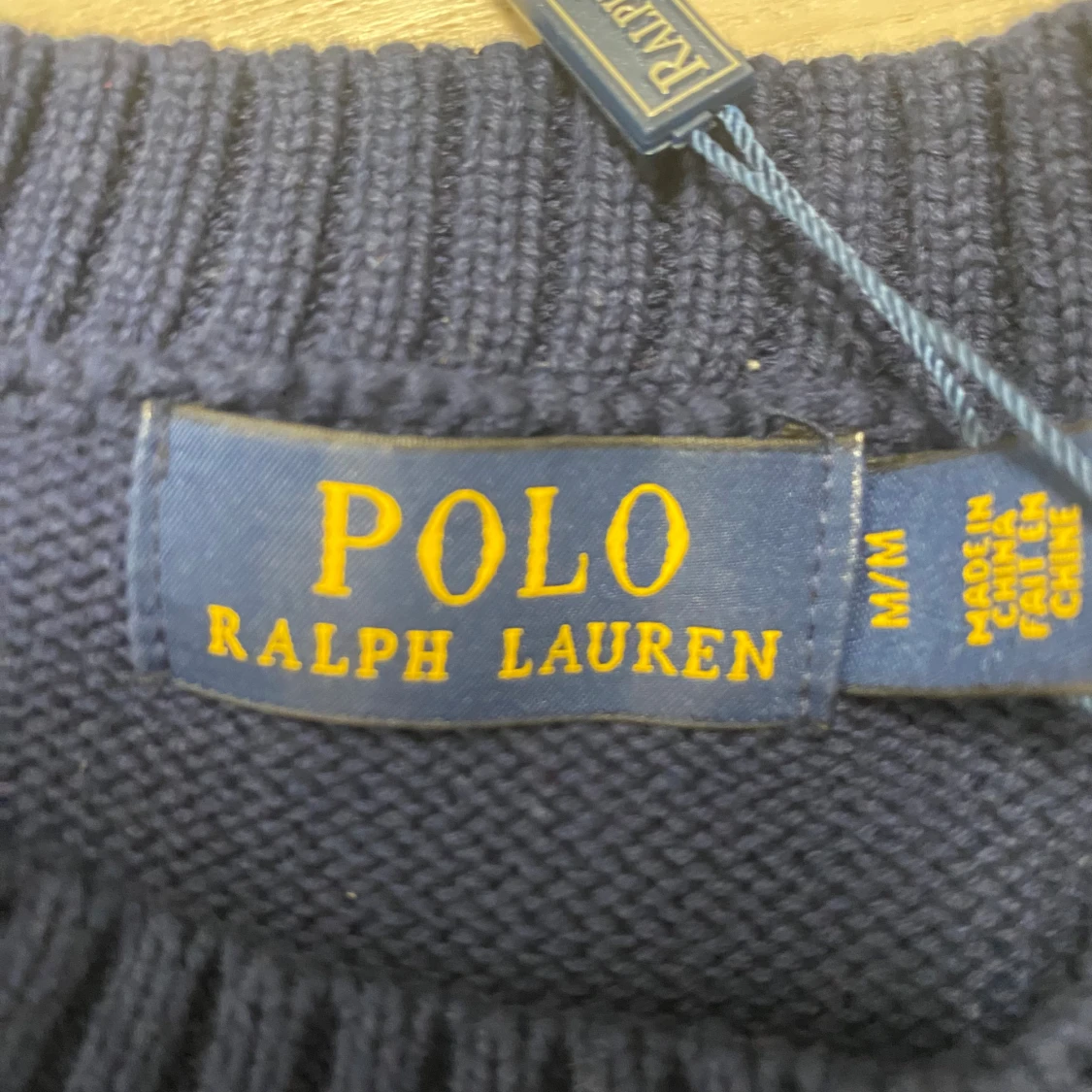 Mörkblå stickad tröja Polo Ralph Lauren - 2