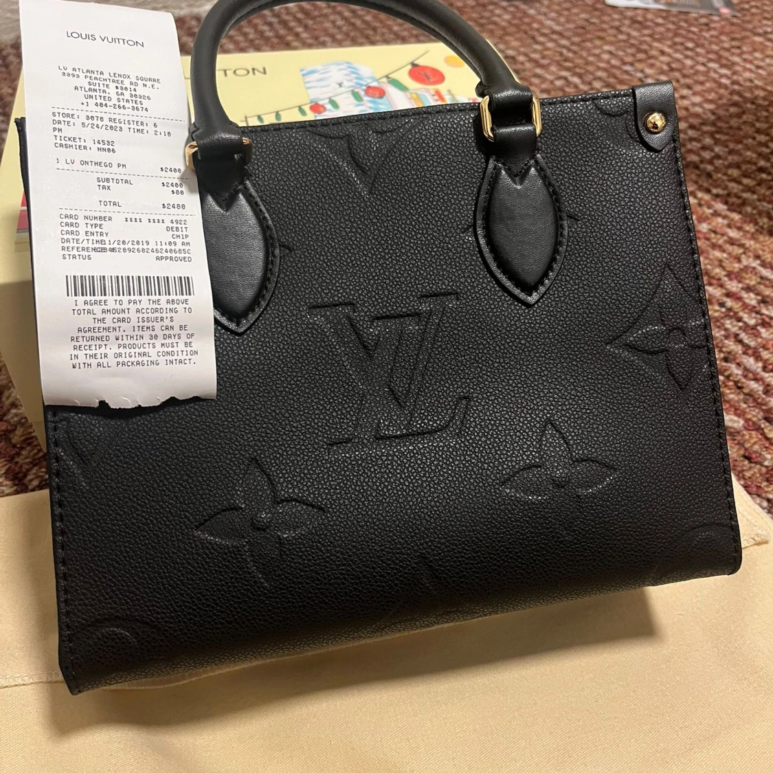 Lv OnTheGo väska- med kvitto