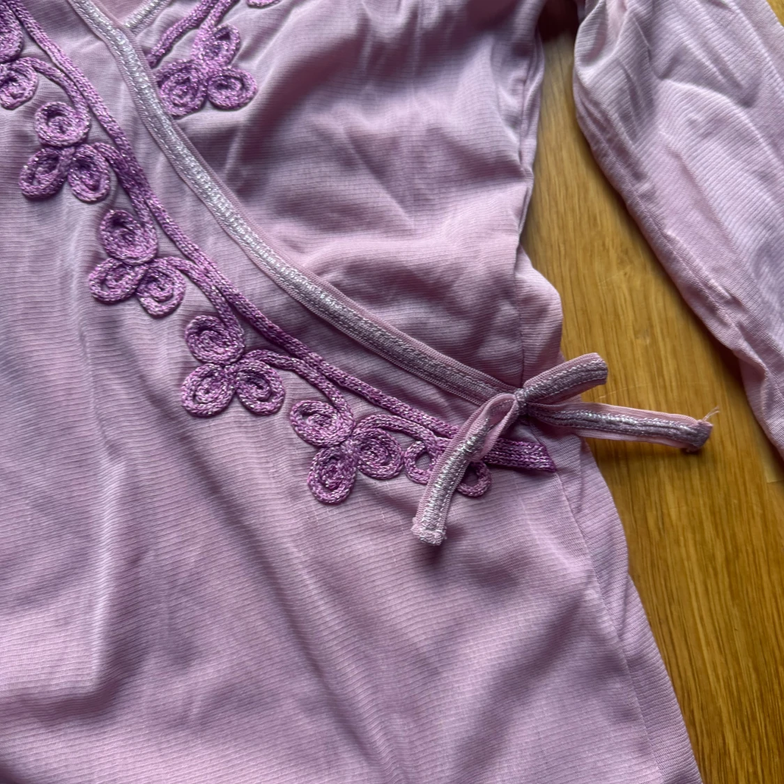 vintage rosa omlott topp - 1