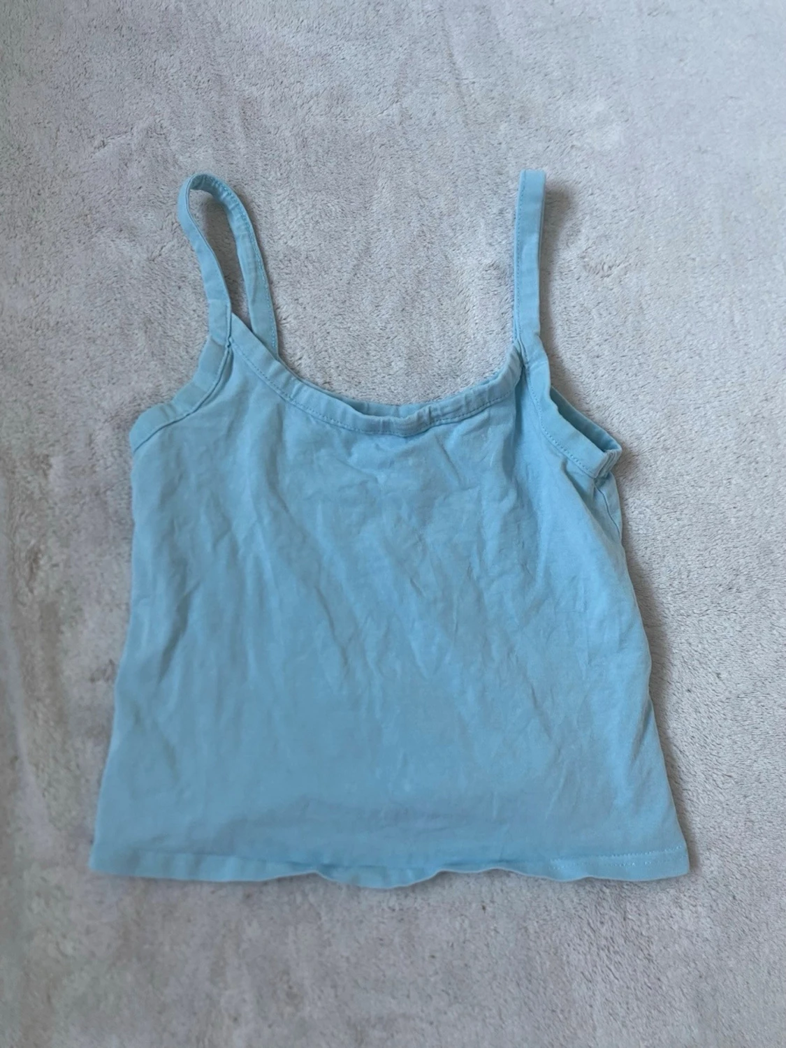 Ljusblå linnetopp från H&M Divided