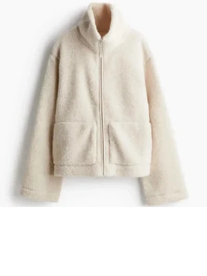 Beige teddyjacka med dragkedja - HM teddyjacka jätte fin och asbra skick!! tryck gärna köp nu!!