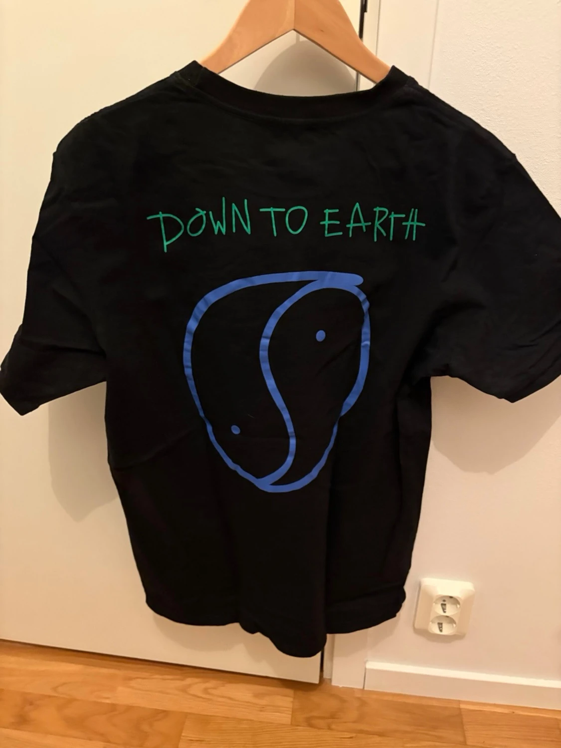 Svart Astroworld t-shirt med tryck - 1