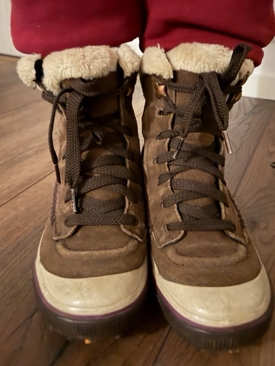 MERRELL Bruna kängor med foder och snörning - 1