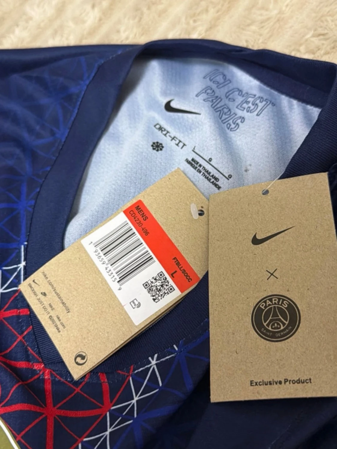 PSG matchtröja Nike blå - 6