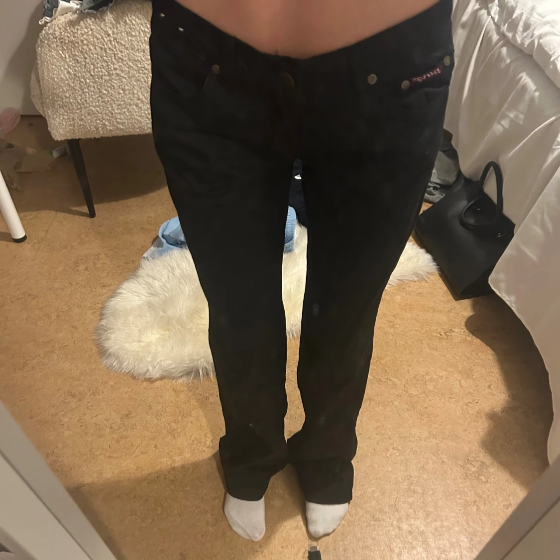 Svarta byxor från Ping med raka ben - 1