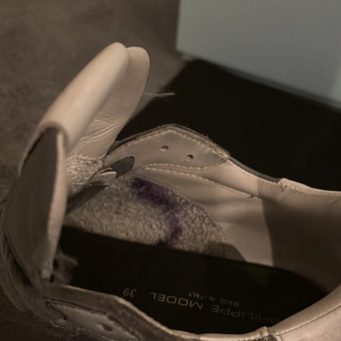 Grå Philippe Model sneakers i mocka - 3