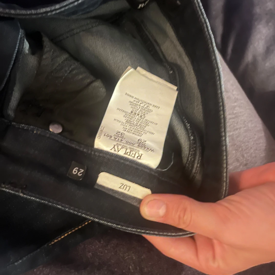 Replay LUZ skinny jeans mörkblå - 2