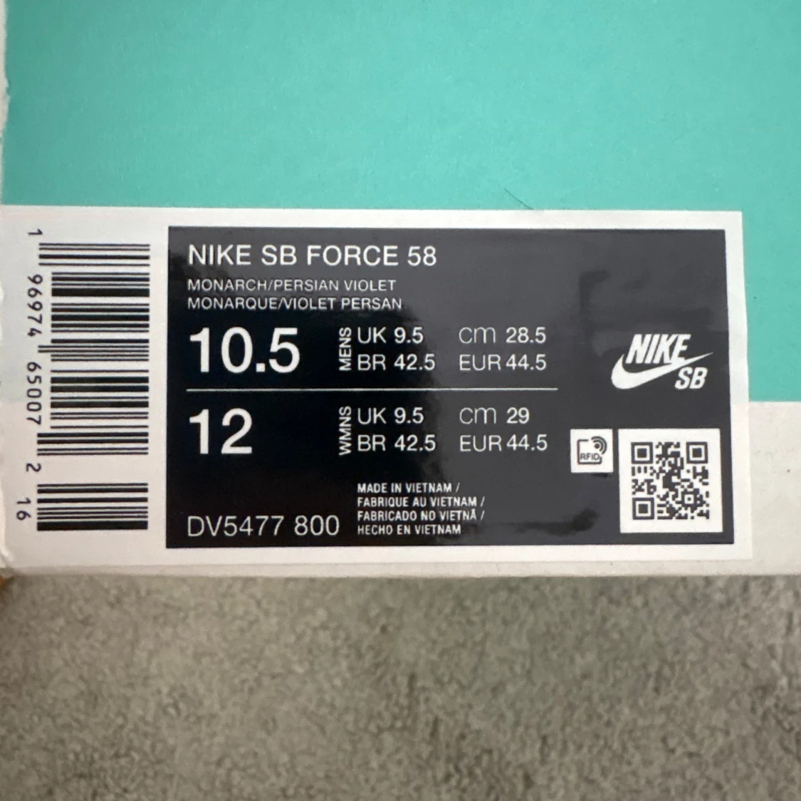 Nike SB Force 58 orange/lila sneakers - 2