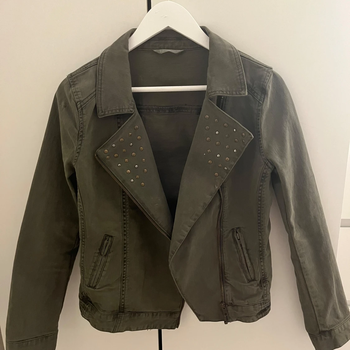 Grön jeans jacka - 1