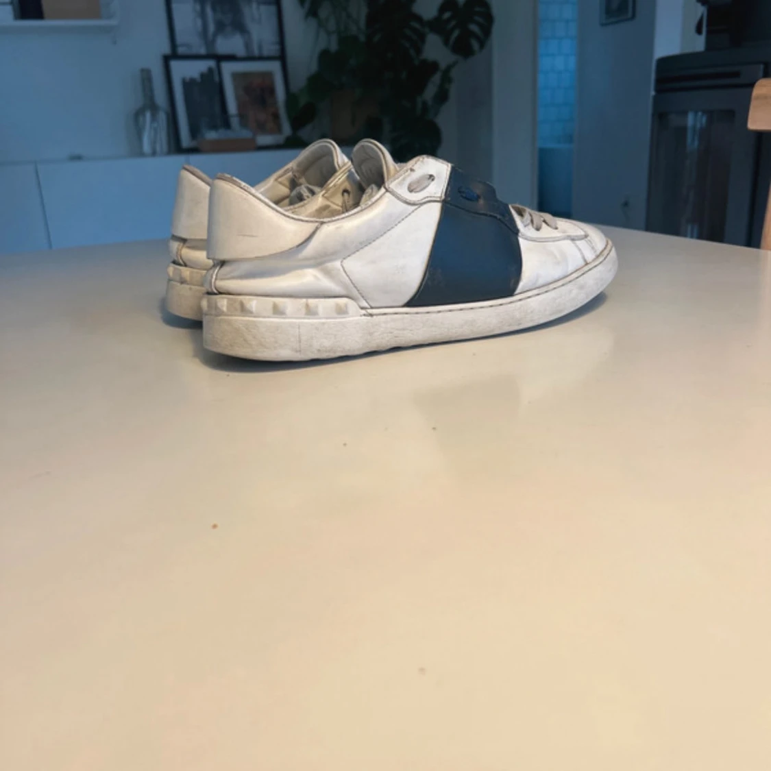 Valentino Open sneakers vit/blå strl 44 - 2