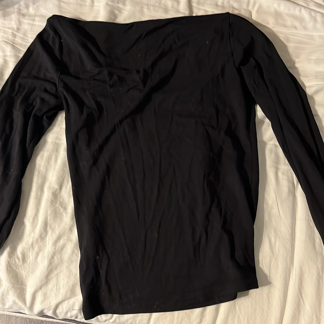 Svart långärmad topp Gina Tricot S - 4