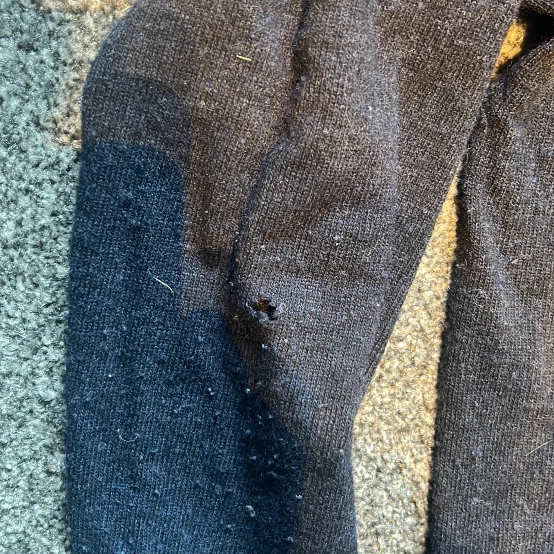 Mörkblå stickad tröja Lyle & Scott - 3