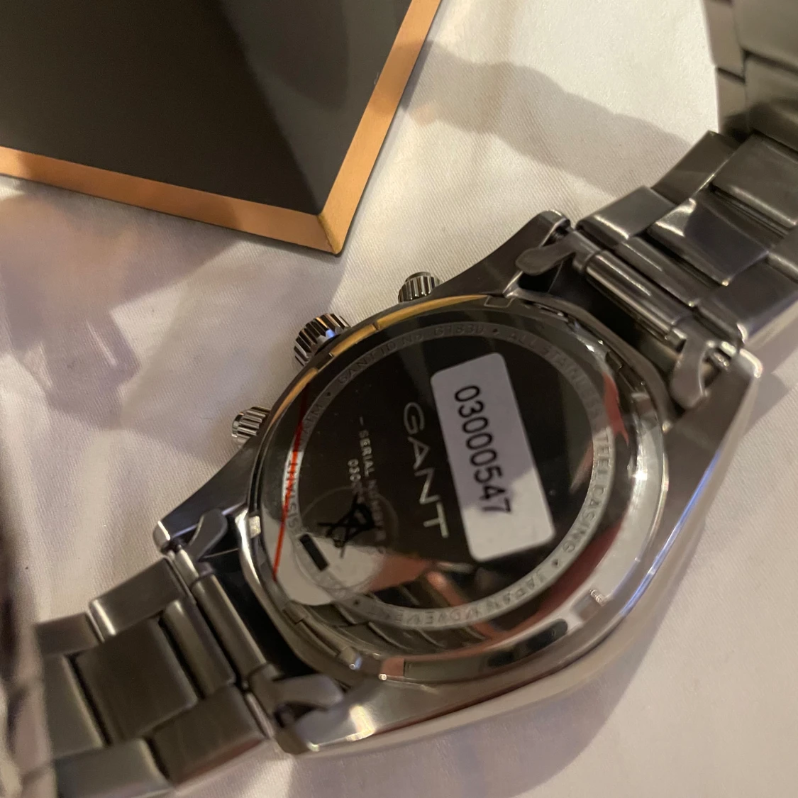 Silverfärgad Gant klocka  - 2