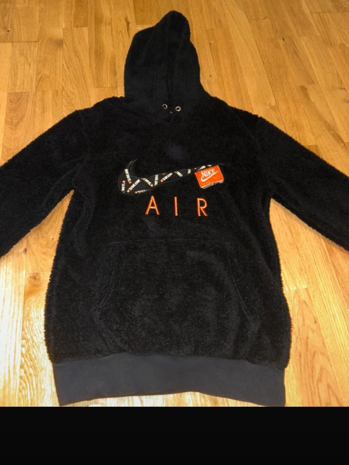 Teddy hoodie med luva och tryck från Nike - 1