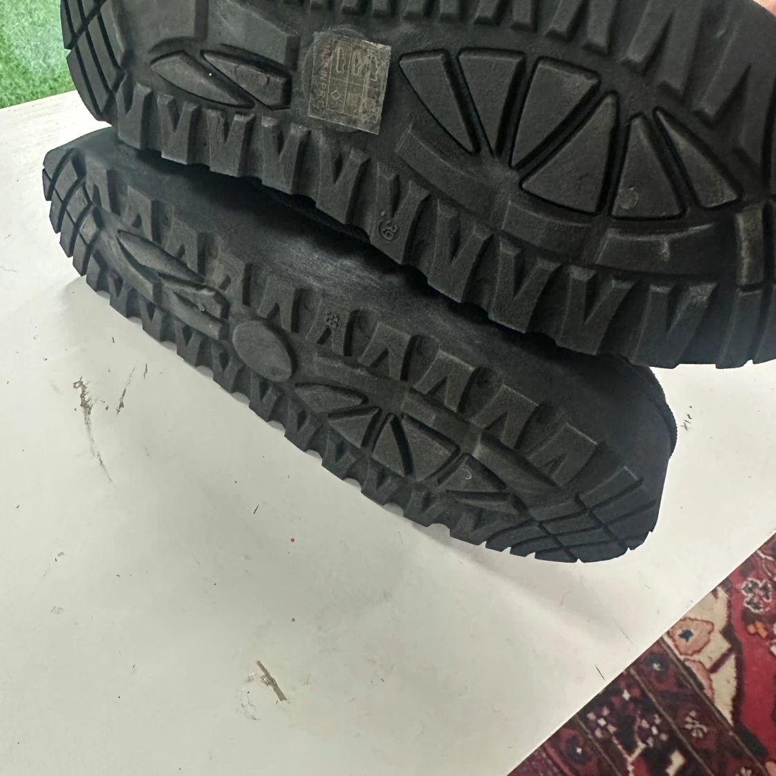 Svarta boots med flätad detalj 39/40 - 2