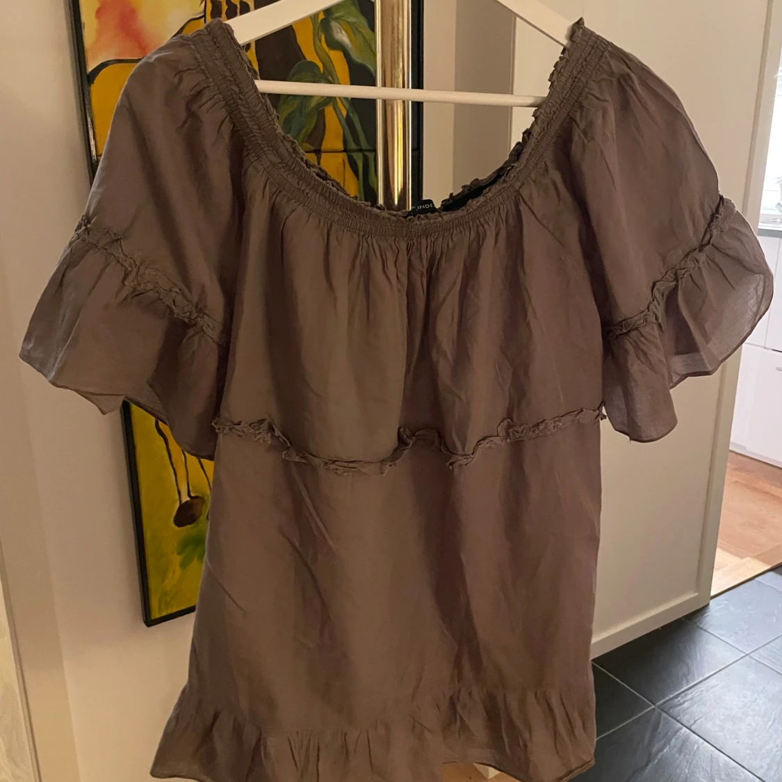 Brun volangblus från lindex - 1