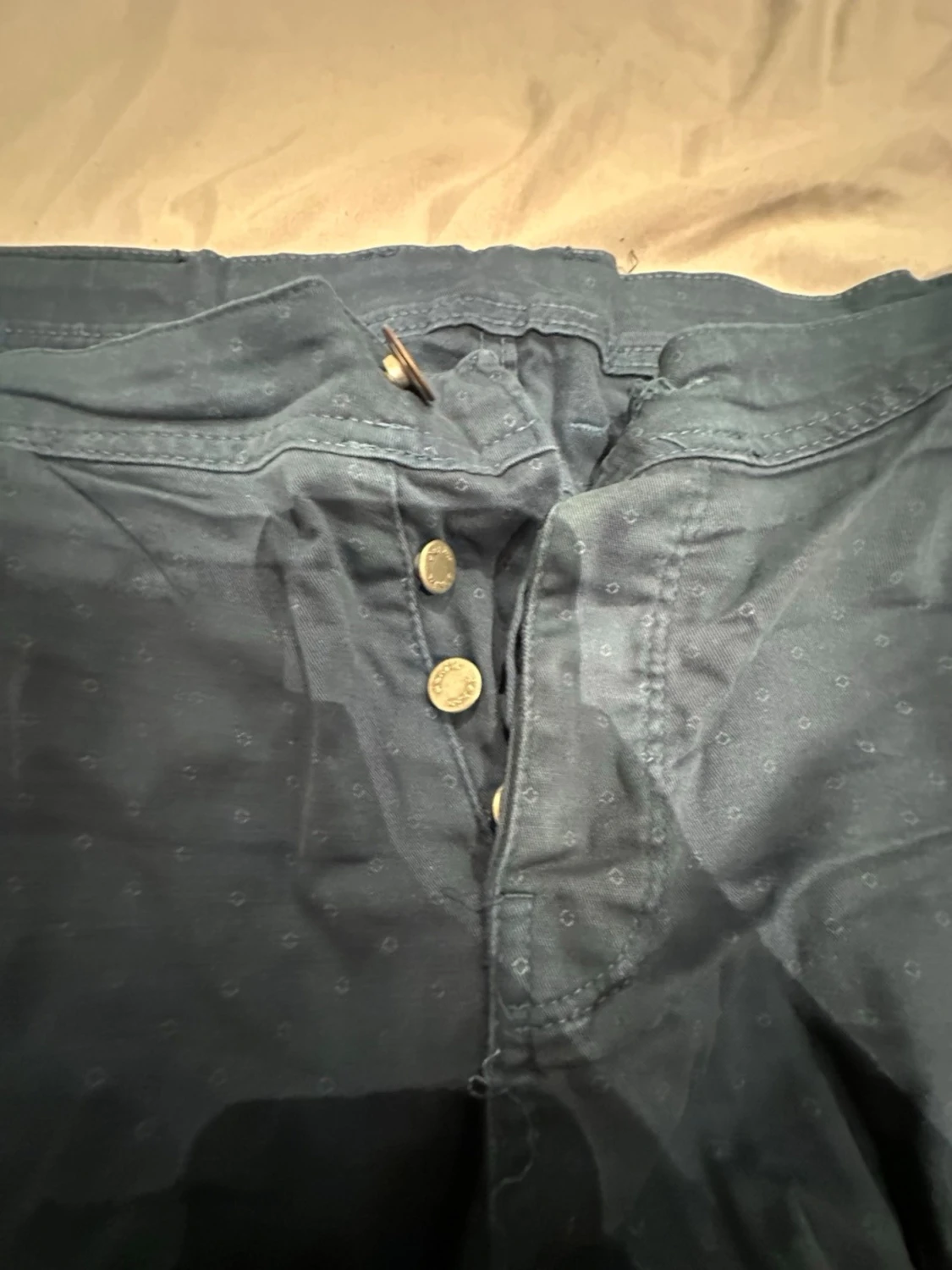 Blå caprishorts från ORJEAN, stl 34 - 2