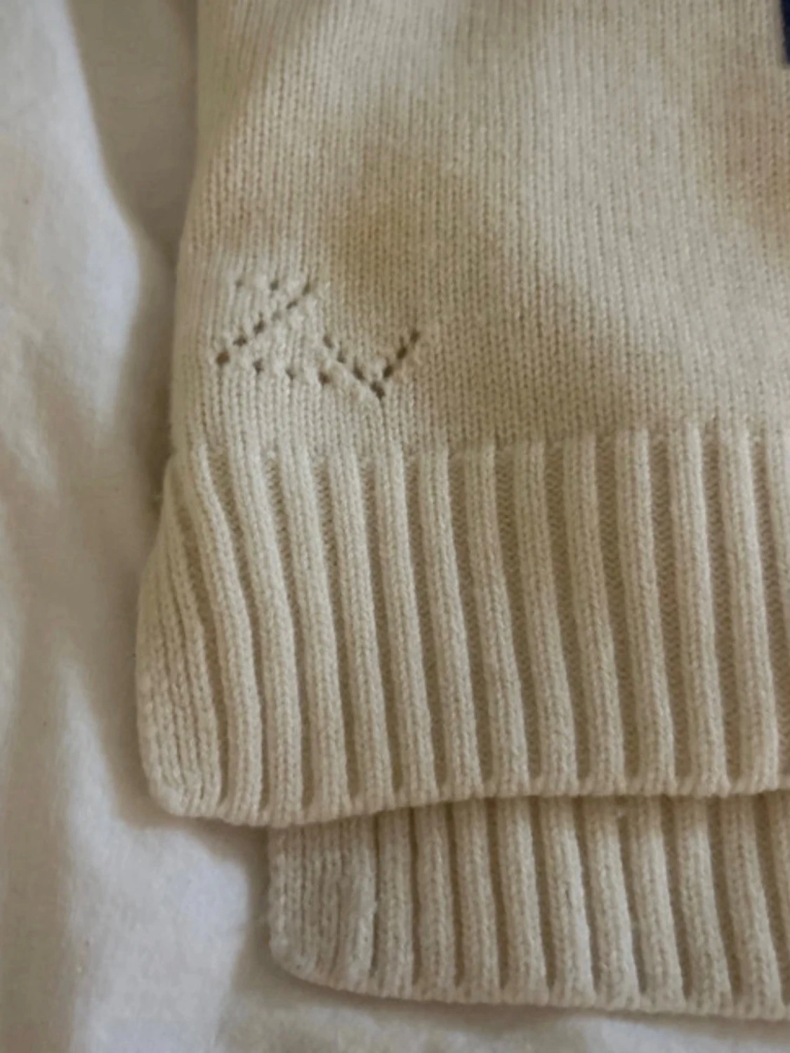 Krämvit stickad tröja Zadig & Voltaire - 1