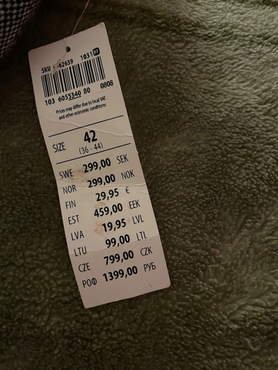 Grå rutig kortkjol från Lindex - 4