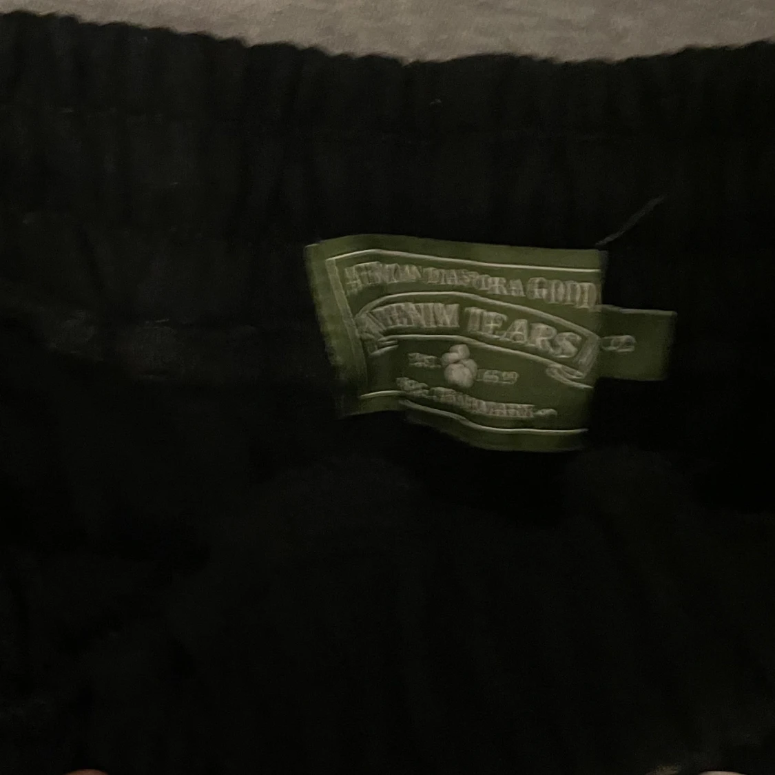 Svarta shorts från Denim Tears med blommor - 1