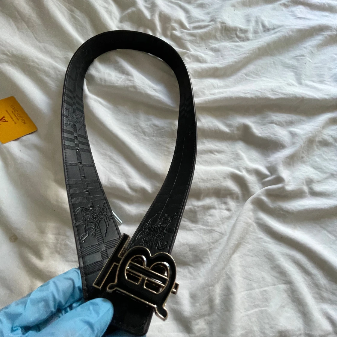 Burberrry bälte  helt ny kort dubbelsidigt  - 2