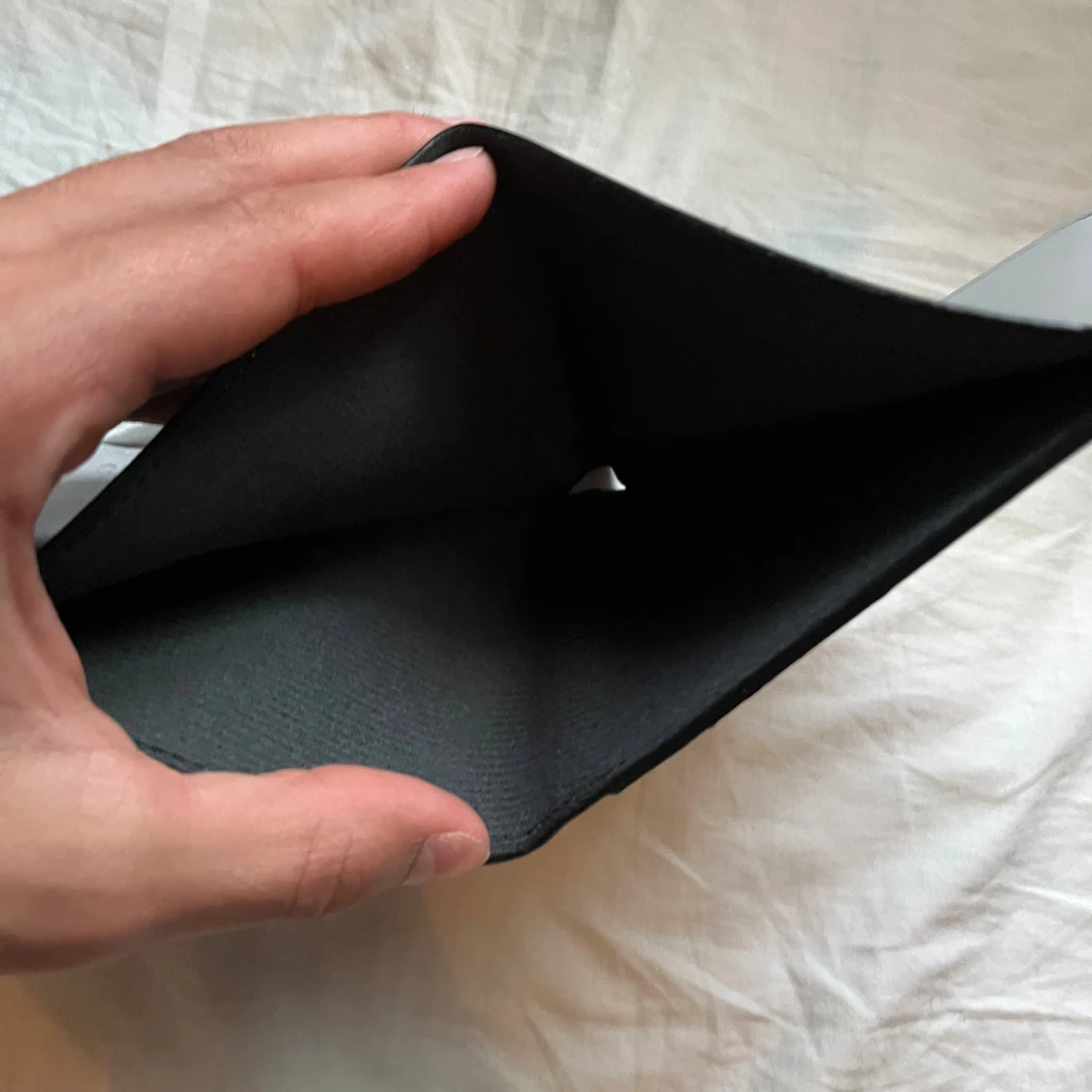 Grå plånbok från dibaoleiou i skinn - 4