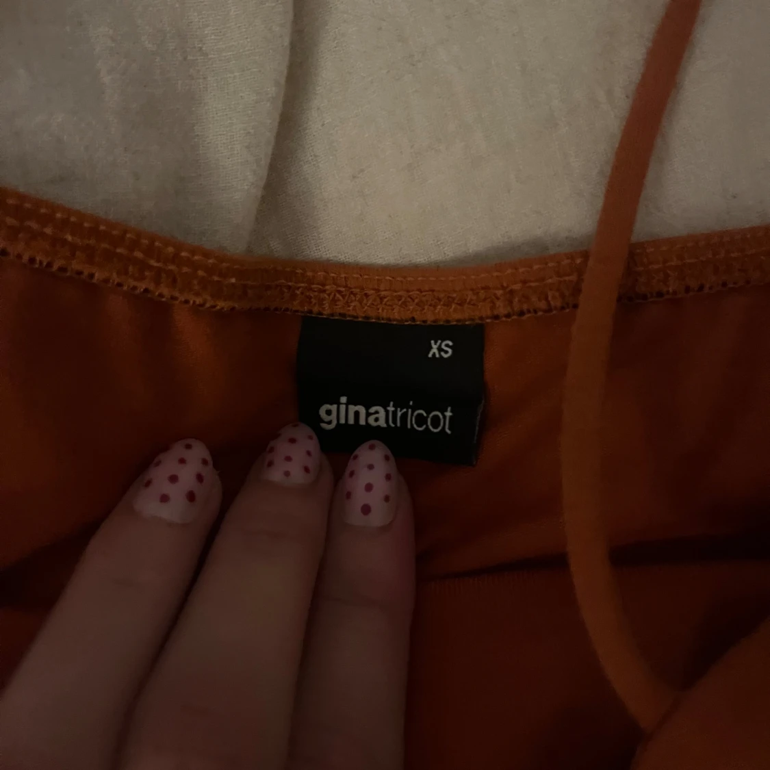 Mörkorange tank top - 2