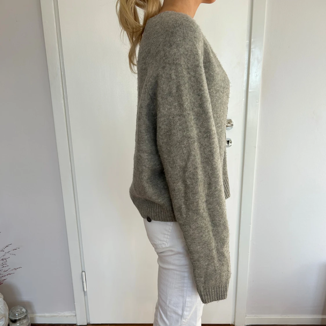 Grå kofta från Zara, croppad - 4