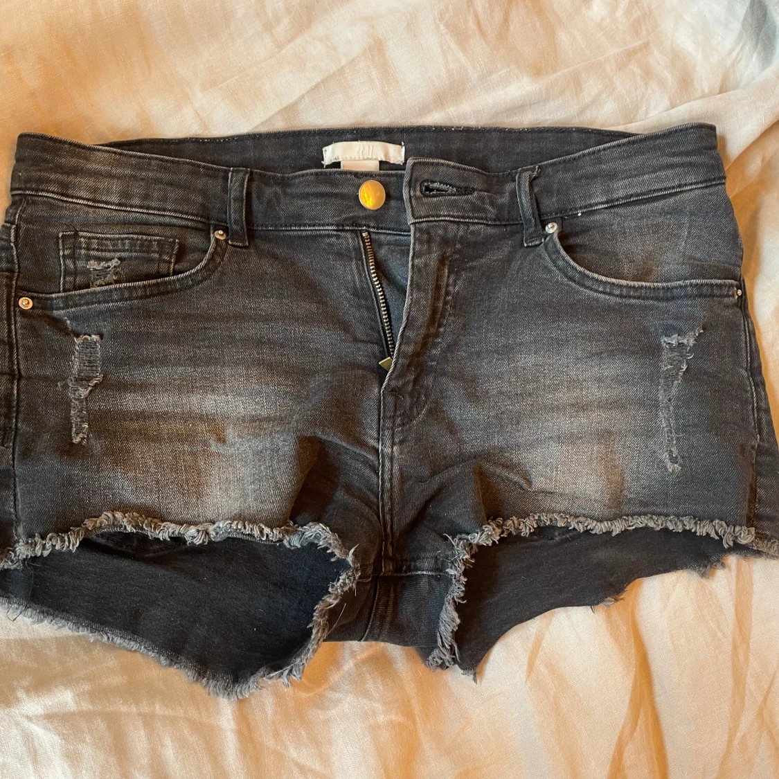 Svarta jeansshorts  - 1