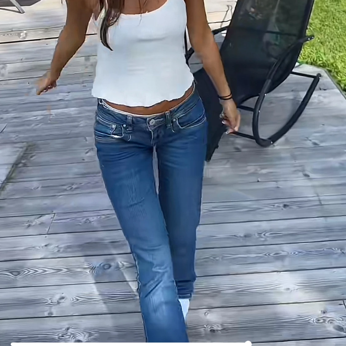 Blå bootcut jeans från LTB