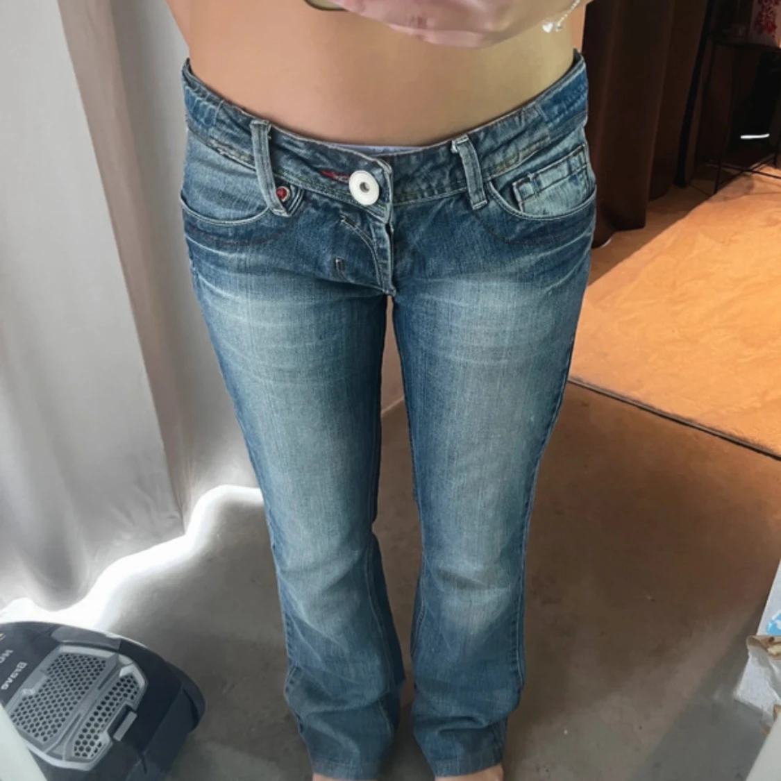bootcut jeans låg midja - 1