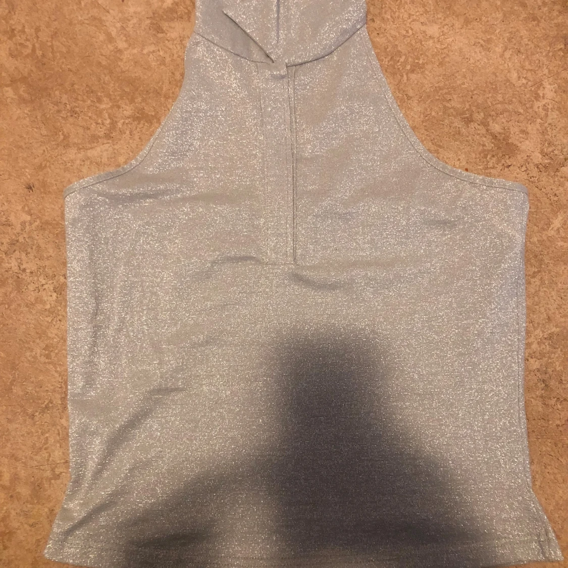 Glittrig silver polotopp - 1