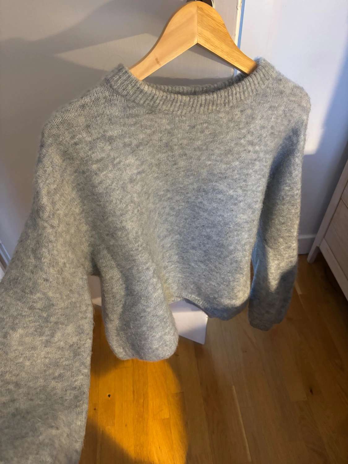 Stickad mohairtröja  - 2