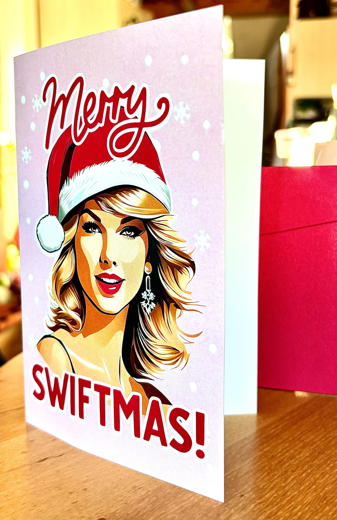 Taylor Swift ”Merry Swiftmas” julkort! - 1