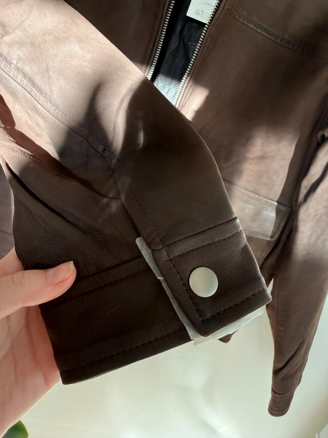 Brun skinnjacka från Jack & Jones - 3