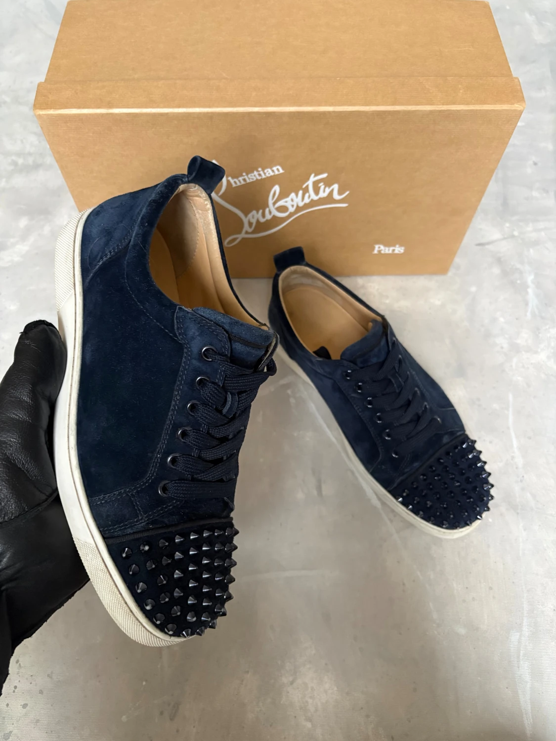 Christian Loubotin Navy - 2