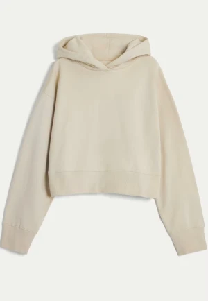 Cropped hoodie / kortare hoodie - L essence cropped hoodie i storlek XS från Cubus. Använd max två gånger och nu tvättad en gång innan försäljning. Inga defekter superfint skick. 100% bomull. Nypris 399 kr.