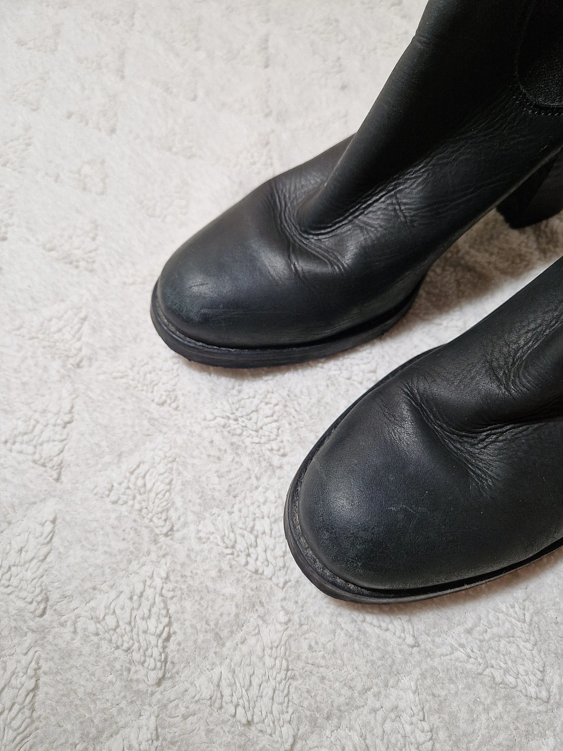 Svarta chelsea boots med klack - 2
