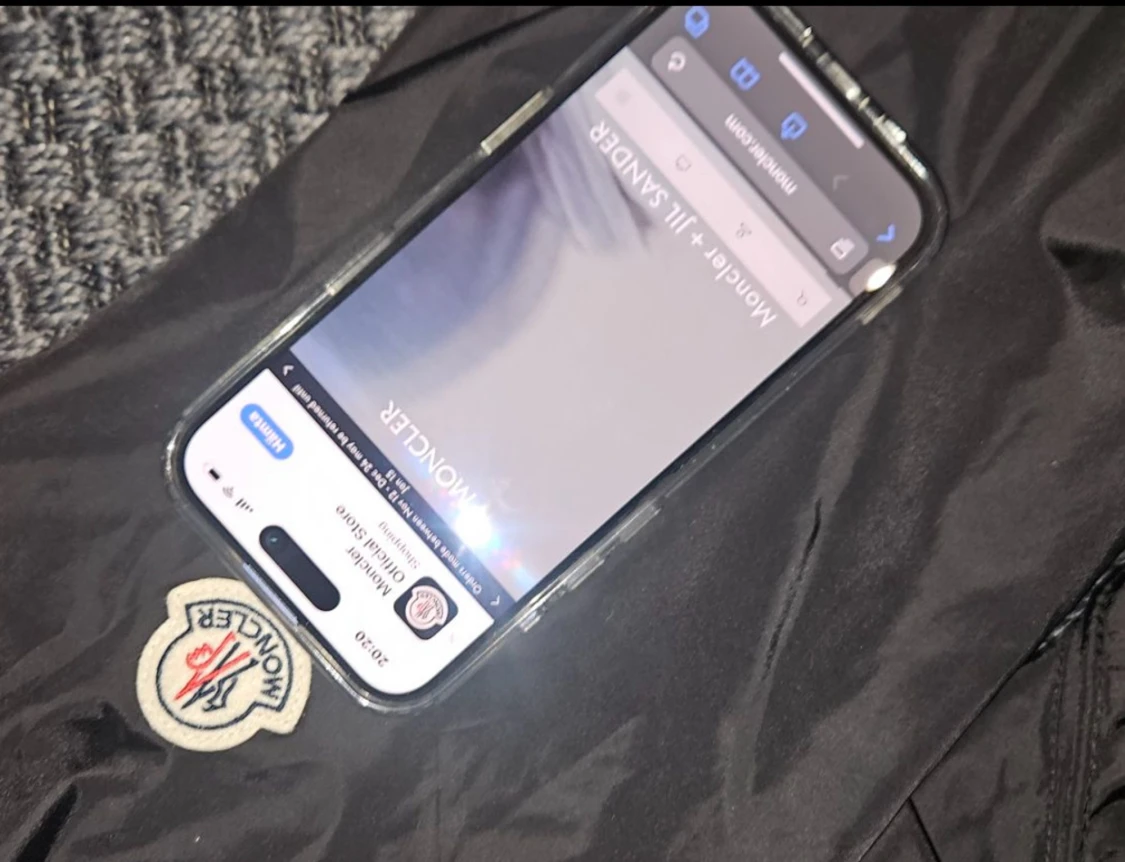 Svart vindjacka från Moncler - 2