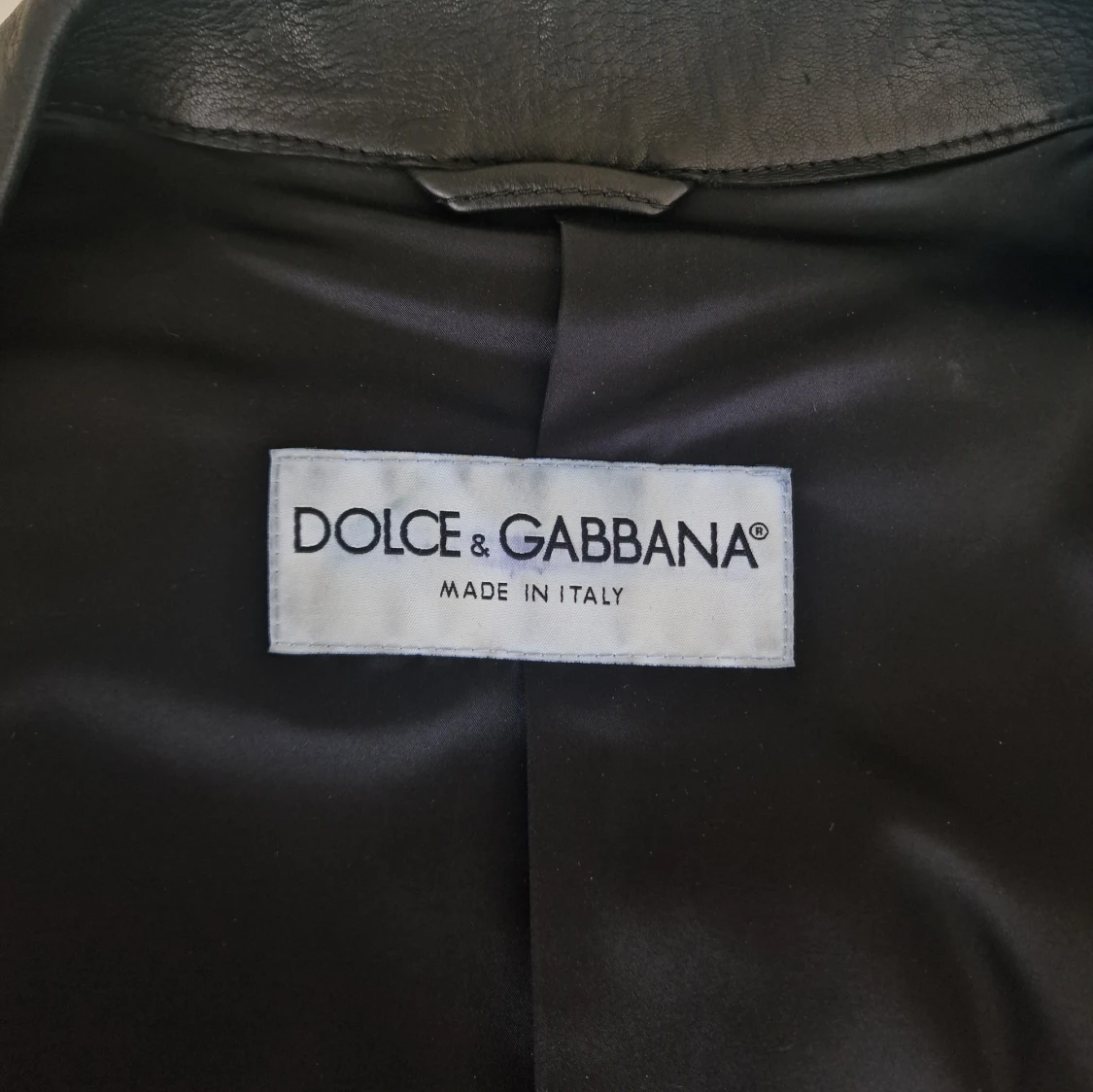 Dolce & Gabbana Vintage 2000-tal läderjacka  - 3