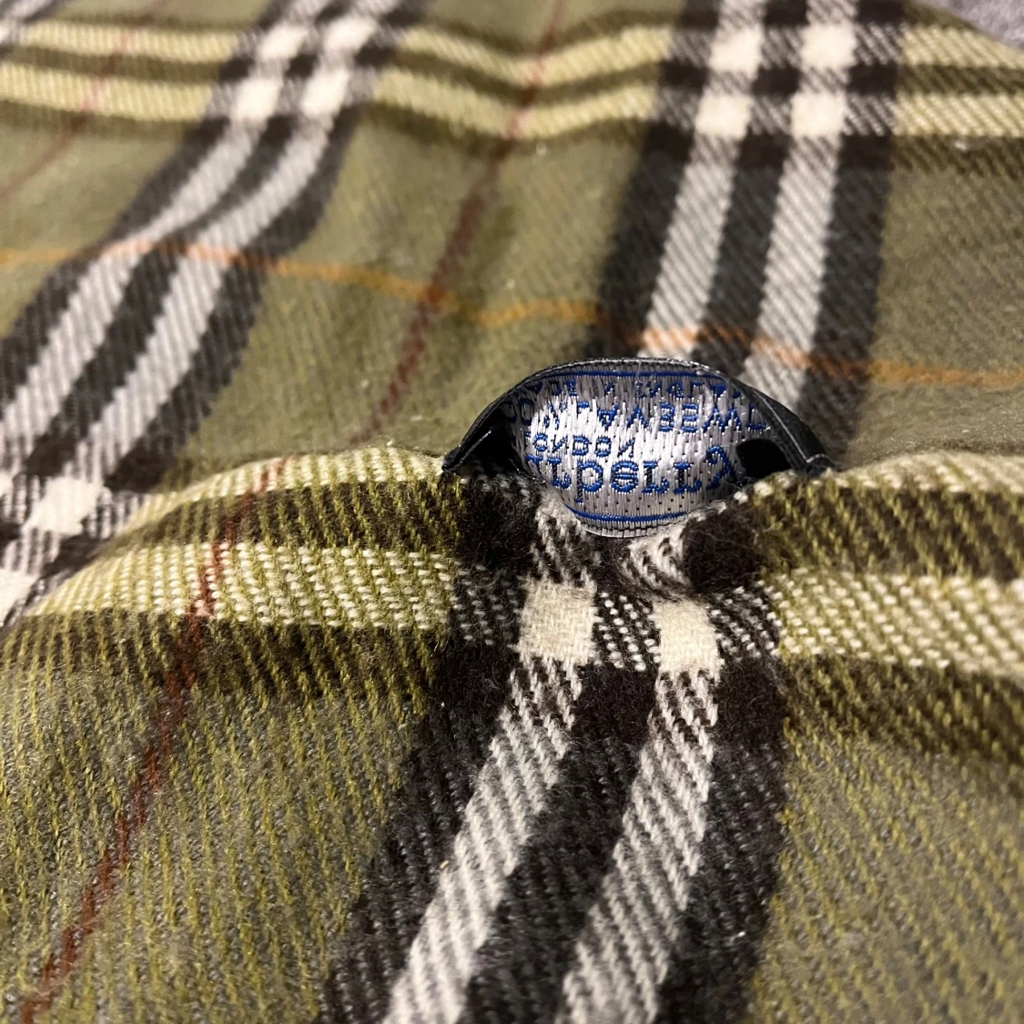 Mörkgrön Burberry Scarf - 2