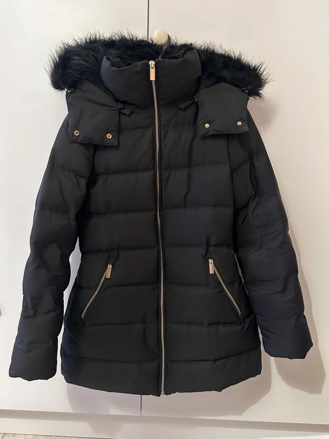 Svart pufferjacka från Zara