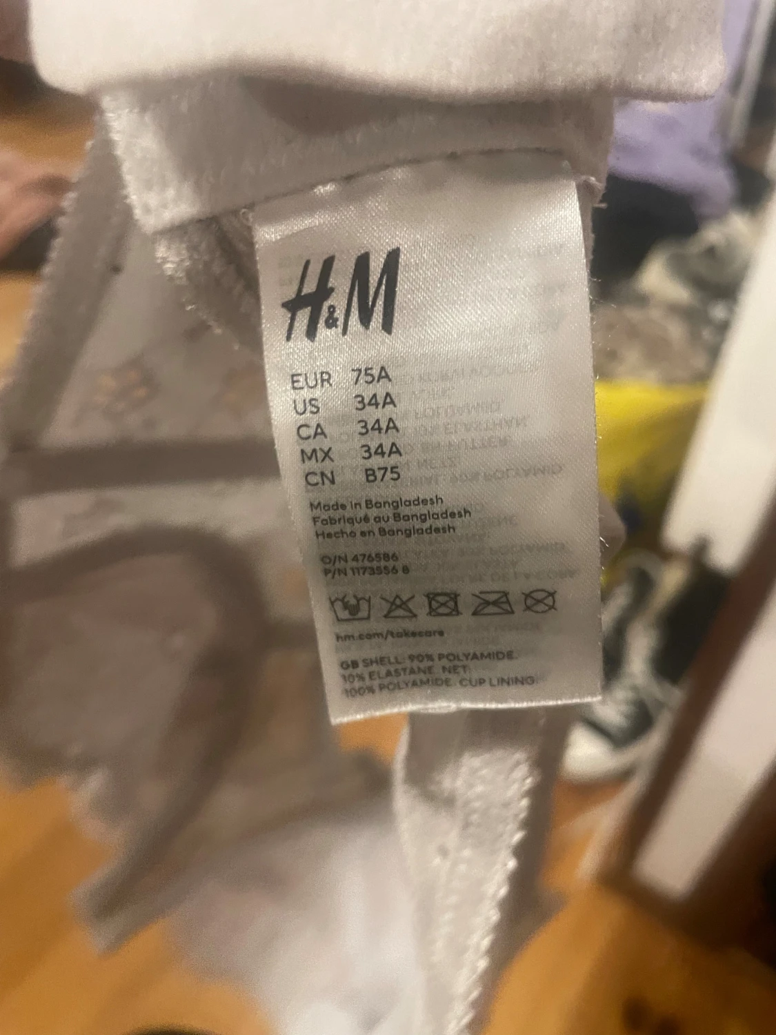 Vit spetsig korsett från H&M - 1