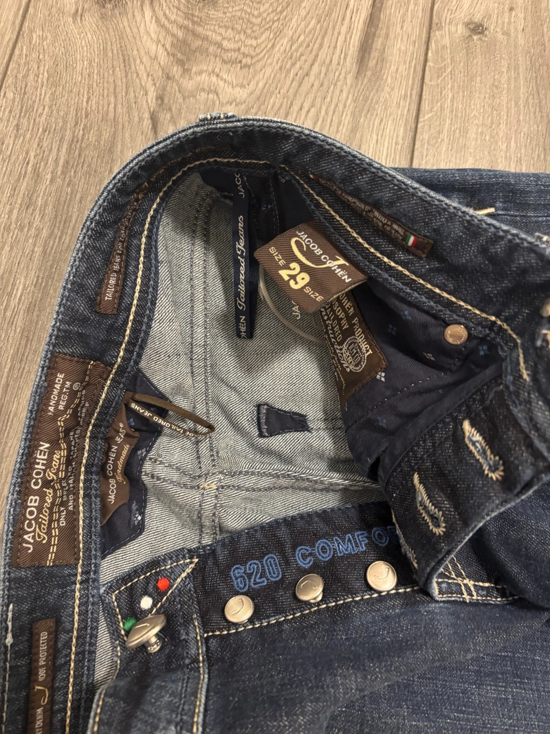Jacob Cohen blå jeans 620 Comfort - 3